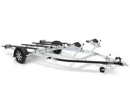 PWC21200BRAX - 1200KG X-LINE Trailer til 2 vandscootere m/ LED LYS & Bremsespulesystem