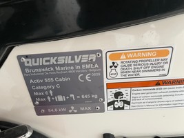 Quicksilver 555 CABIN Mercury 80 ELPT 